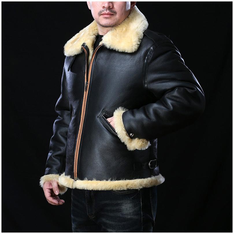 ムートンジャケット ムートコート B6フライトジャケット 革ジャン B