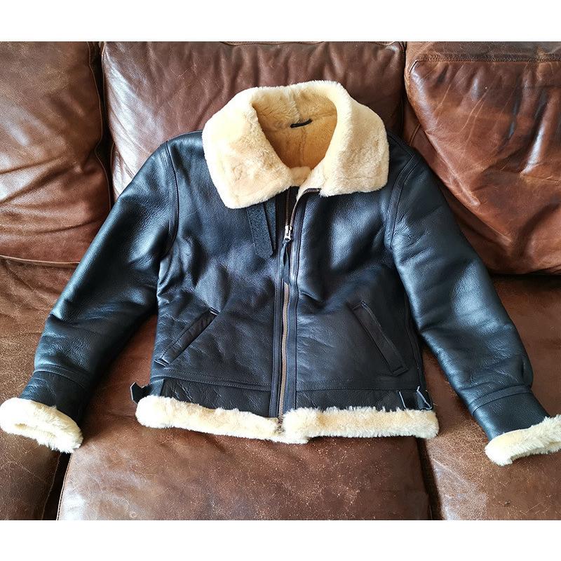 B-3ムートンジャケット ムートコート B3 フライトジャケット 革ジャン