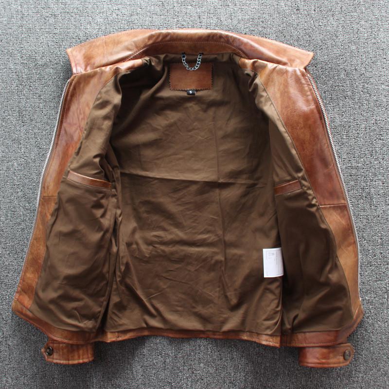 牛革ジャケット 本革ジャケット ライダースジャケット 牛革 折り襟