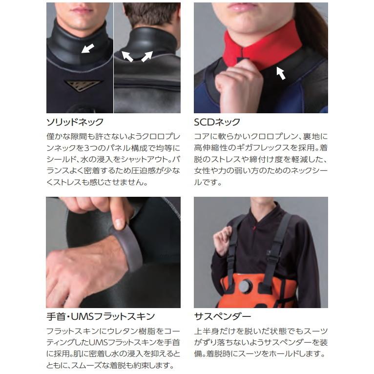 ワールドダイブ ドライスーツ ＊3.5mm／ZE19／WORLD DIVE(ワールド