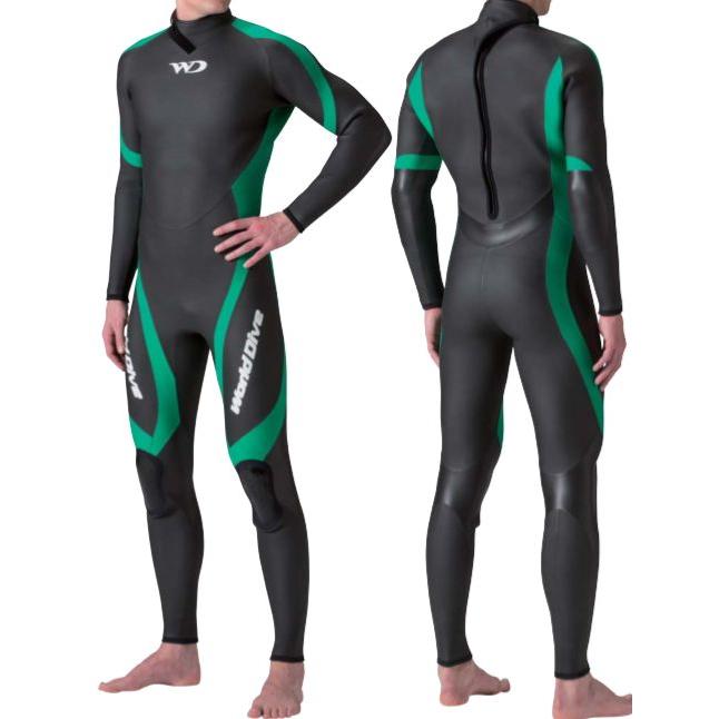 ワールドダイブ ダイビング用ウェットスーツ ＊3mm／5mm／ZRSN／WORLD