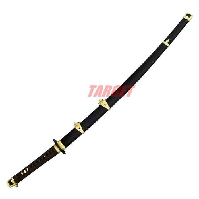 ☆尾形刀剣 軍刀 大日本帝国 海軍 大刀 樋入刀身 茶紐/黒柄 黒木鞘 GN