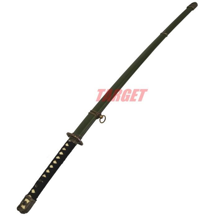 ☆尾形刀剣 軍刀 大日本帝国 陸軍 大刀 黒柄 軍緑木鞘 GN-1 (模造刀