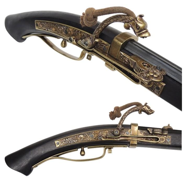 ☆DENIX 火縄銃 種子島 ポルトガル伝来モデル 日本 黒 1272/N