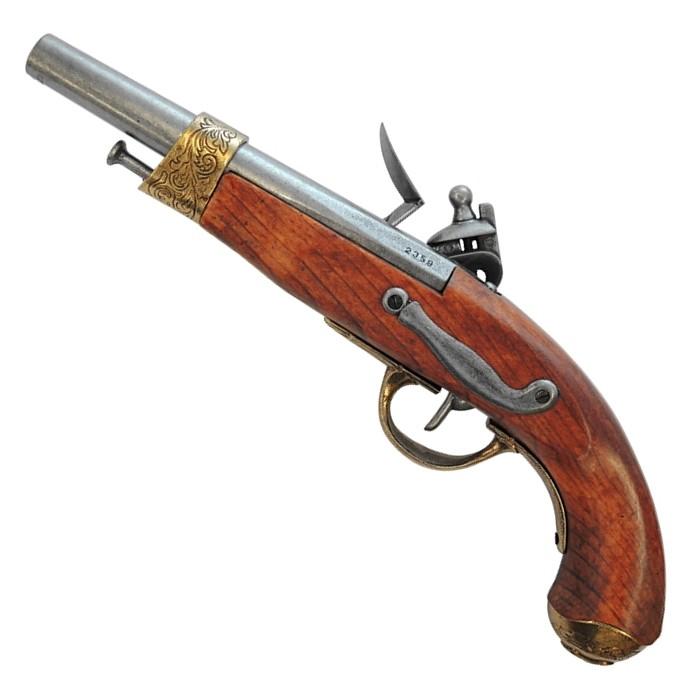 ☆DENIX ナポレオンピストル エンペラーバッジ付 フランス 1063