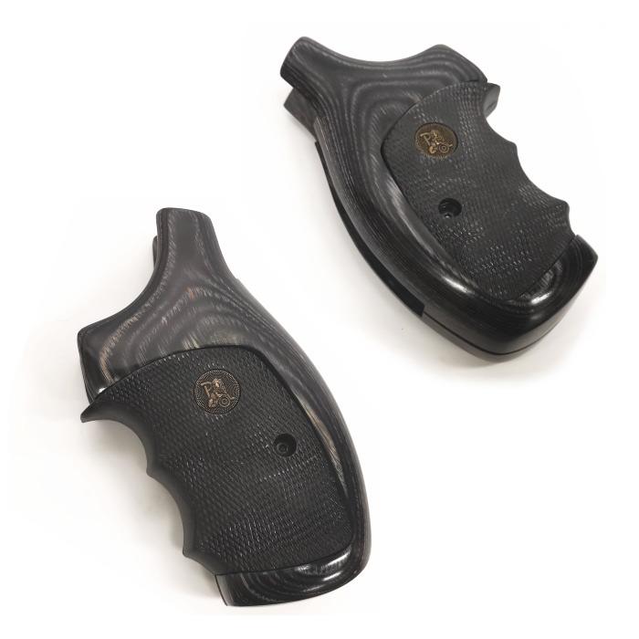 パックマイヤー S&W Nフレーム ラウンドバット用 ラミネートウッド