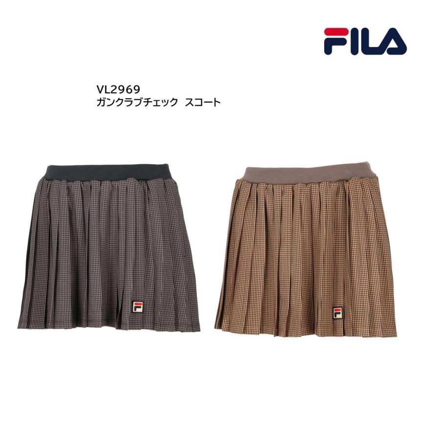 FILA（フィラ） ガンクラブチェック スコート レディース VL2969