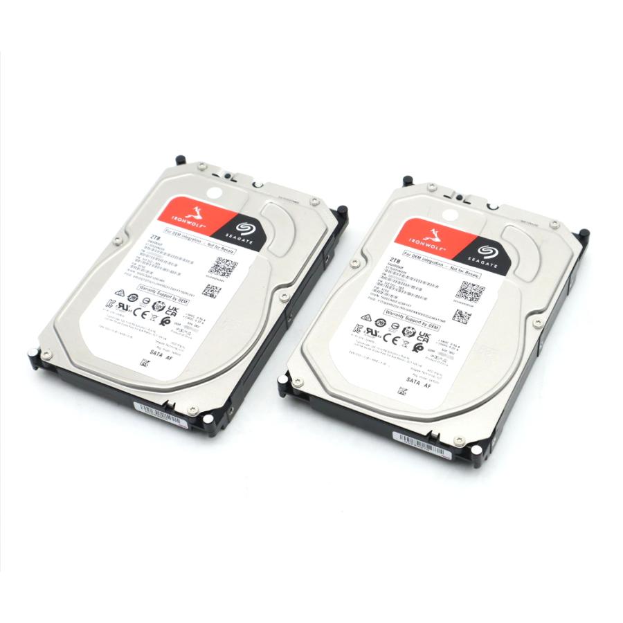 ◇【2本セット】Seagate IronWolf ST2000VN009 2TB 3.5インチ NAS用