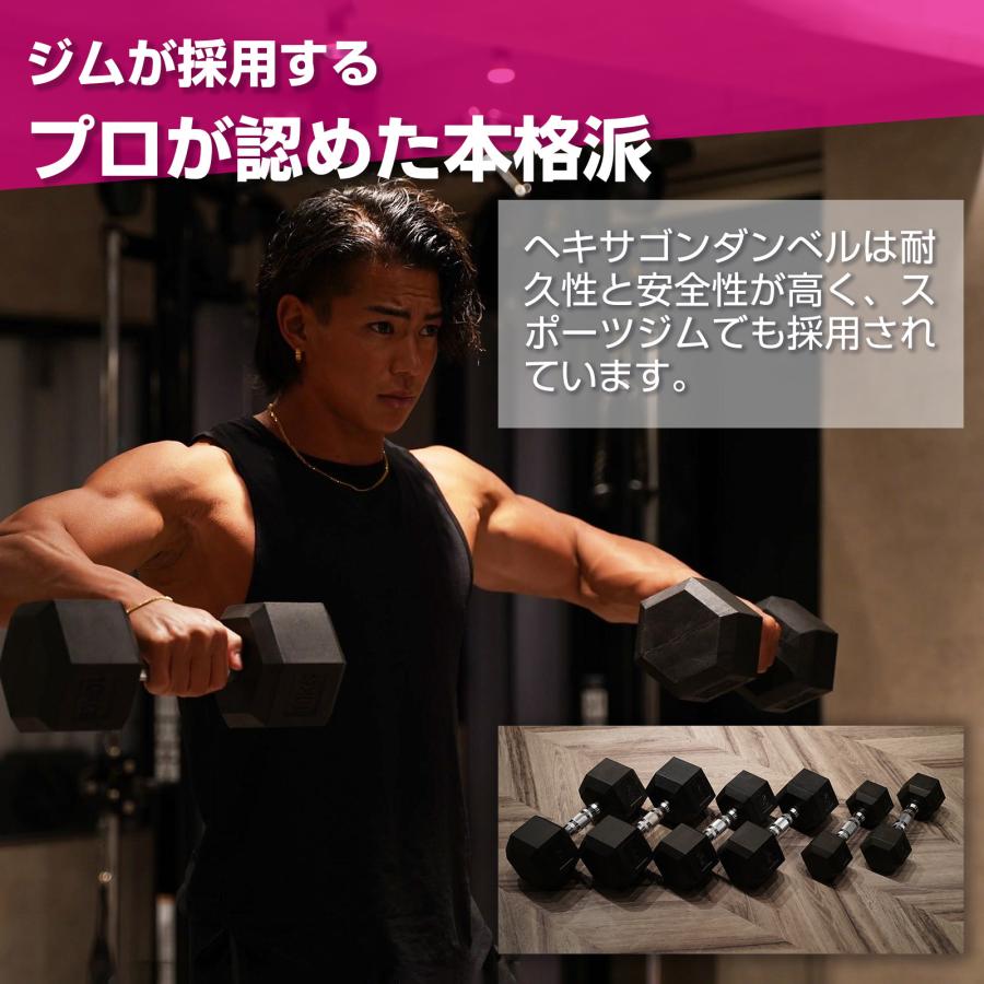TOP FILM ダンベル 鉄アレイ 17.5kg 2個セット 35kg ヘックスダンベル