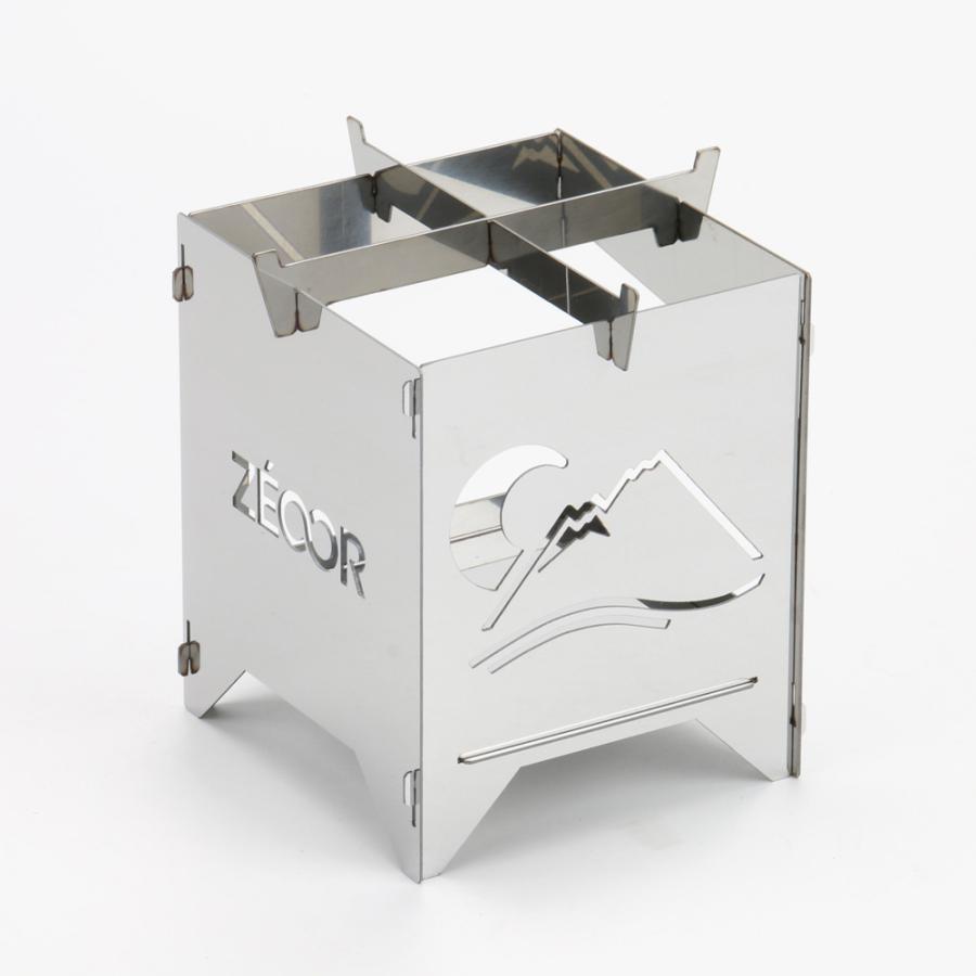 ZEOOR（ゼオール） アルコールストーブ 五徳 風防 ソロキャンプ