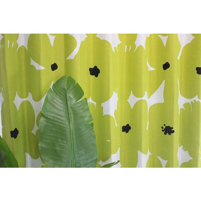 低価格 オーダーカーテン 遮光 北欧系 マリメッコ風 大人気 幅：21