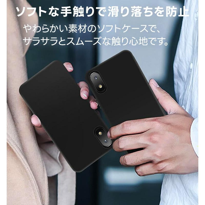 Galaxy A A22 5G SC-56B ソフトケース カバー TPU ブラック ケース