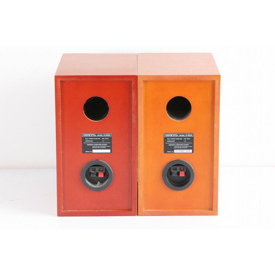 ONKYO INTEC155 スピーカーシステム (2台1組) 木目 D-022A 【中古品