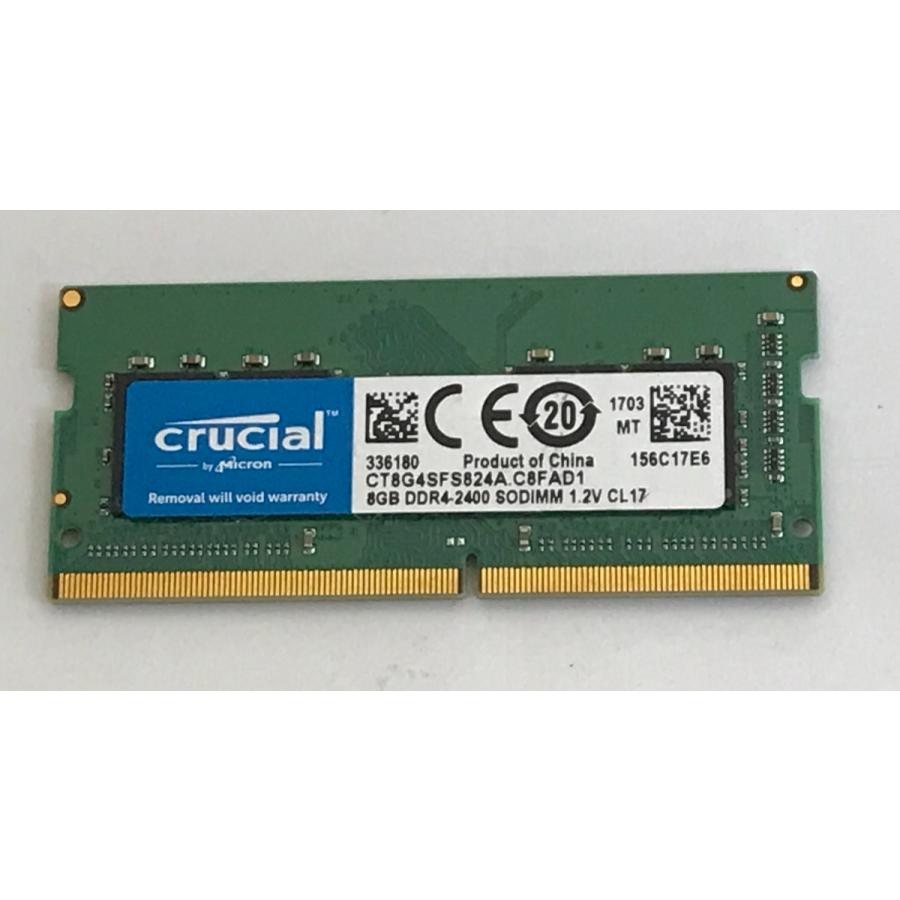 crucial（クルーシャル） CRUCIAL PC4-2400T 8GB DDR4 ノートパソコン