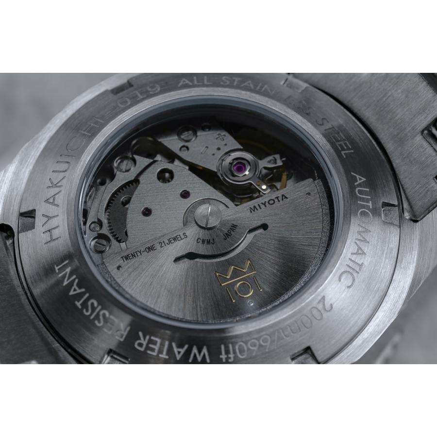 HYAKUICHI No.19 オートマチック ダイバーズウォッチ 腕時計 200m防水