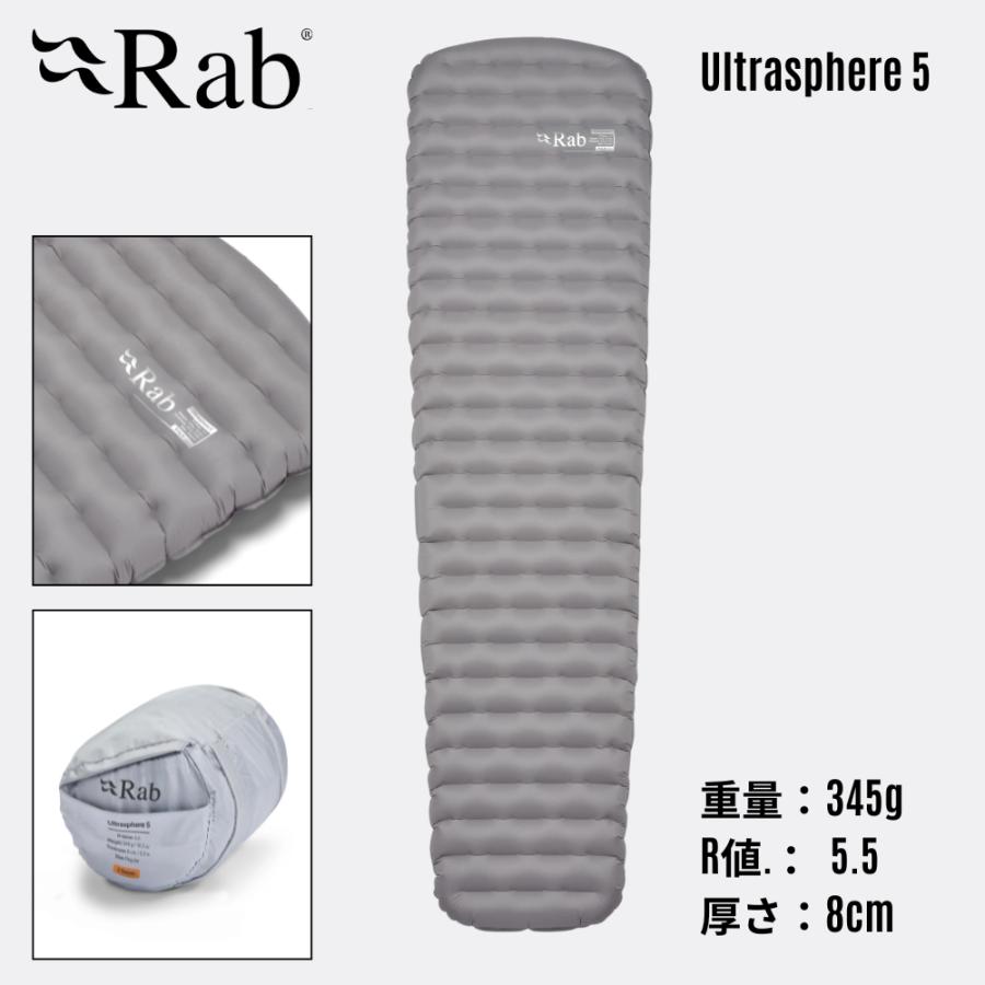 Rab（ラブ） Ultrasphere 4.5 ウルトラスフィア 4.5 R値 エアマット
