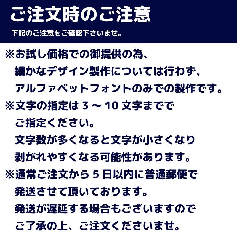 お試し価格 オーダーメイド オリジナル カッティング ステッカー S