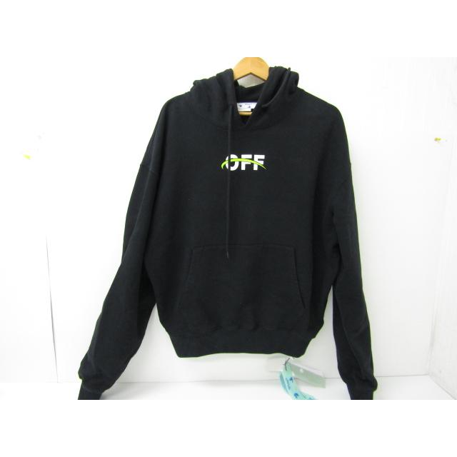 off white（オフホワイト） OFF-WHITE ロゴ パーカー フーディー SIZE