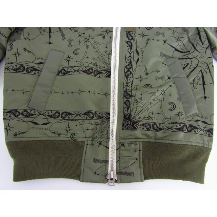 sacai（サカイ） × Dr.Woo サカイ×ドクターウー BANDANA PRINT MA-1