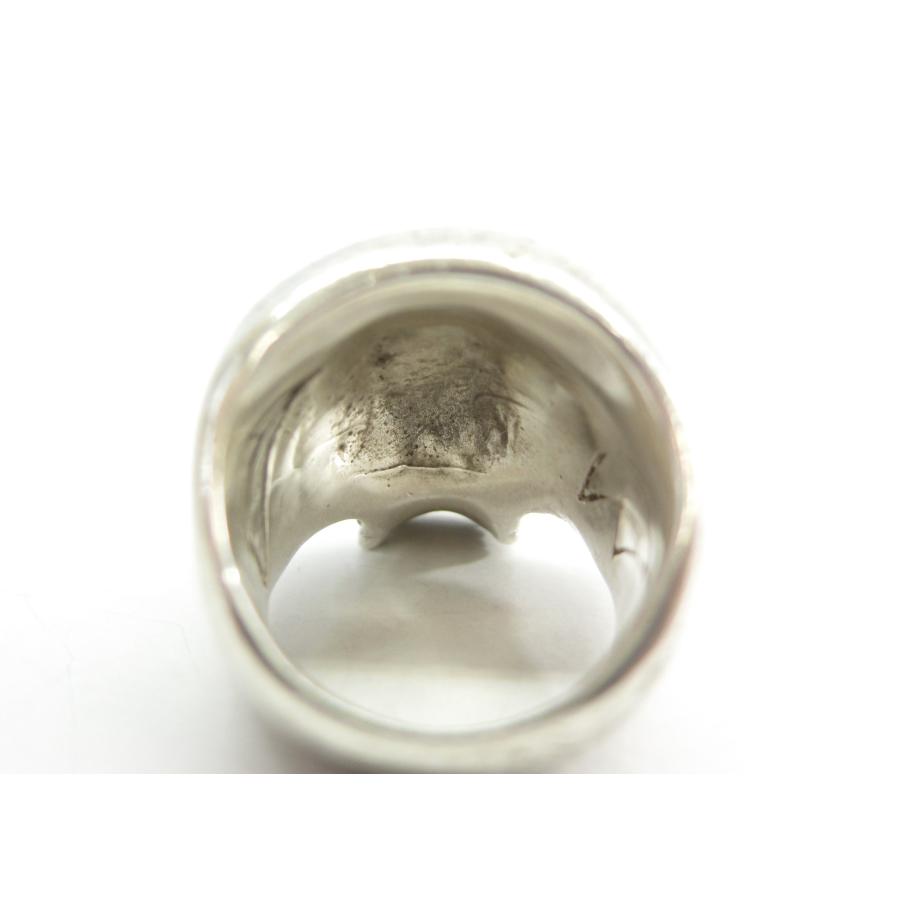 Crazy Pig Designs クレイジーピッグ Large Evil Skull Ring ラージ