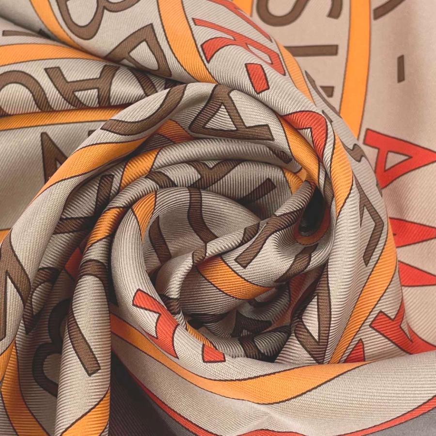 HERMES エルメス カレ90/LES SOURCES DE LA VIE/生命の スカーフ 良好