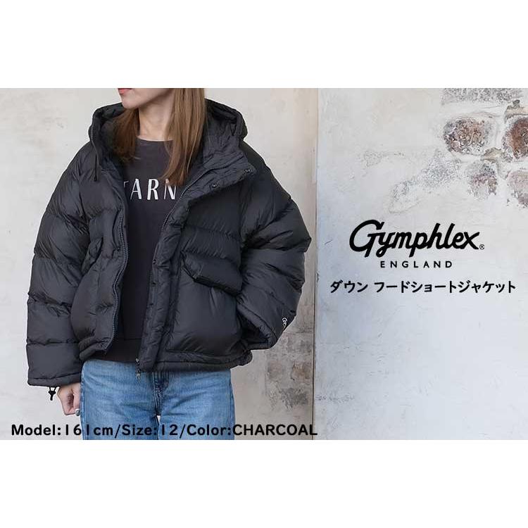 GYMPHLEX（ジムフレックス） フードダウンジャケット レディース GY