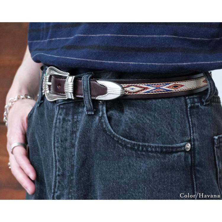 TORY LEATHER（トリーレザー） Native Webbing & Spiral Pattern End