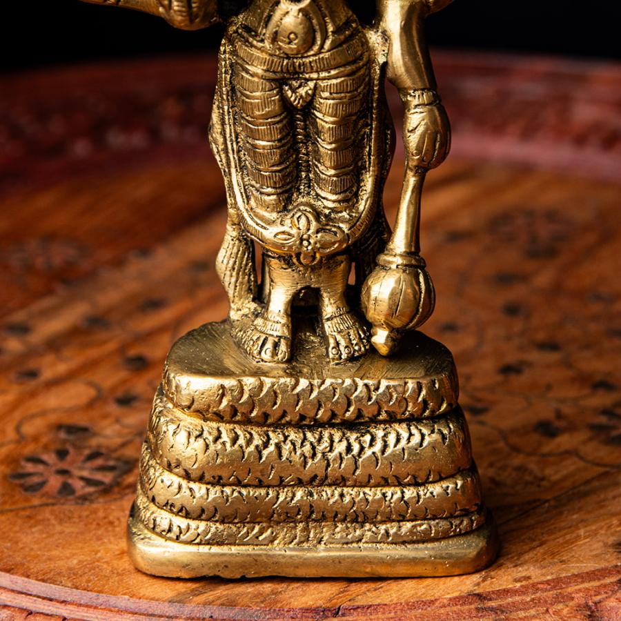 送料無料 ヴィシュヌ ブラフマン 神像 神様像 ナーガ（蛇神）に守られ