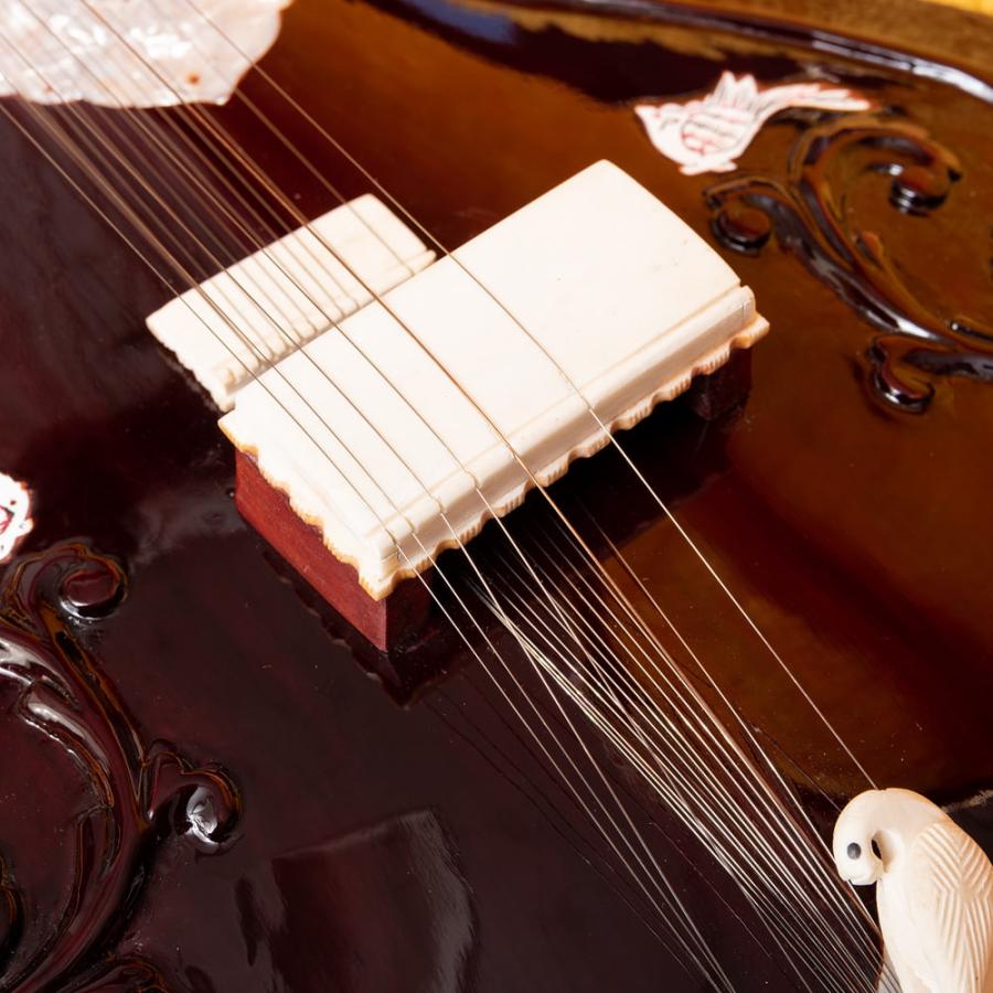 送料無料 シタール Sitar インド 楽器 (Kanailal＆Sons製)ヴィラヤット