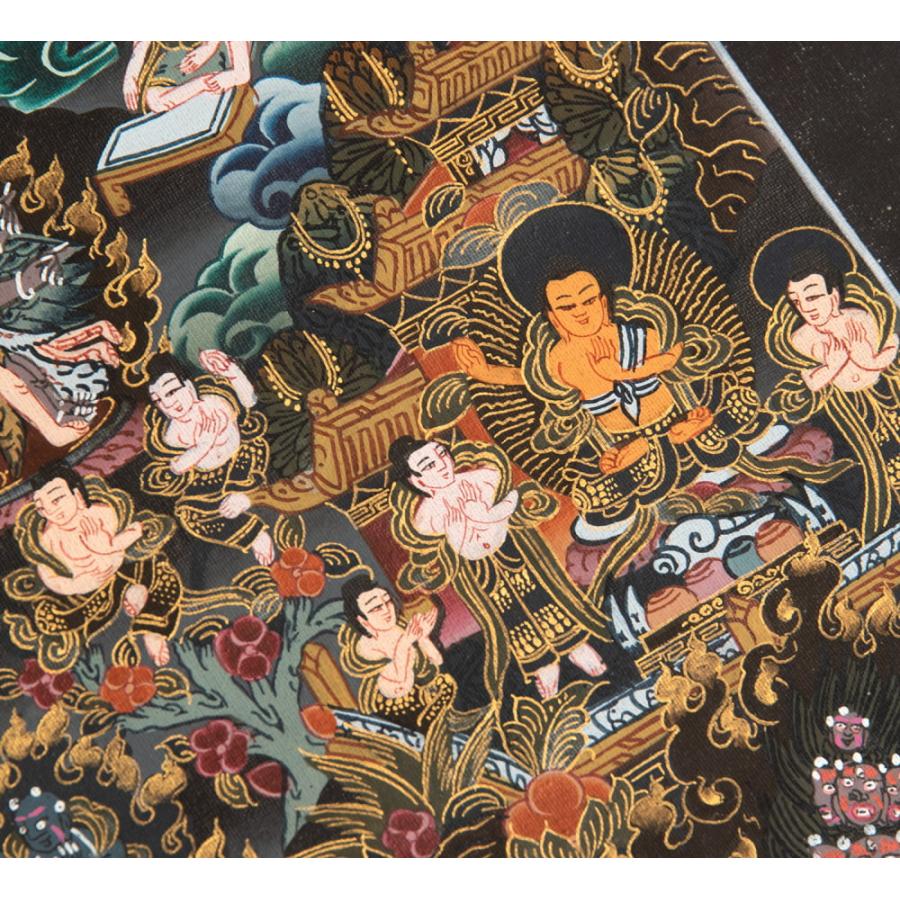 送料無料 タンカ 仏画 マンダラ チベット 〔Raj Lama作 一点物・美術館