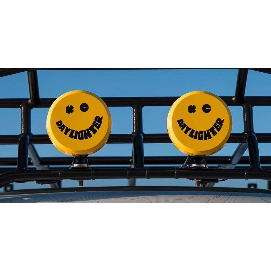 KC HiLiTES ライトカバー 強化プラスチック イエロー × ブラック 6Hard