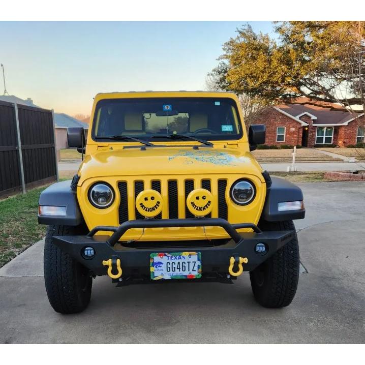 KC HiLiTES ライトカバー 強化プラスチック イエロー × ブラック 6Hard