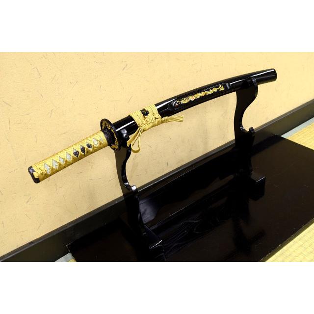 模造刀 彫金 竜金 小刀 刀身竜彫 クリーニングクロス付セット 国産