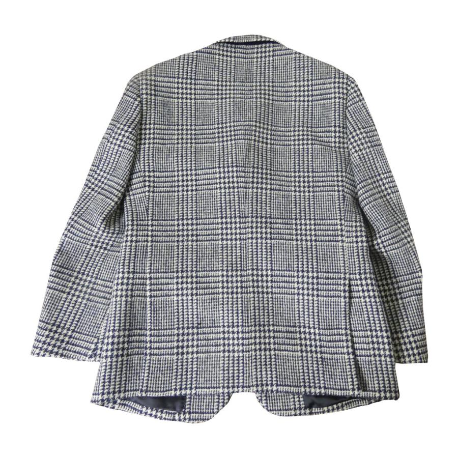 秋冬 ハリスツイード ジャケット グレンチェック 2つボタン メンズBB7