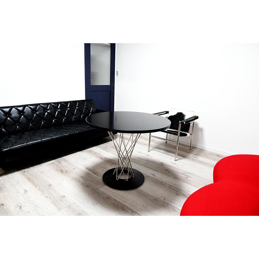 イサム・ノグチ サイクロンテーブル 天板直径90cm 色ブラック 丸