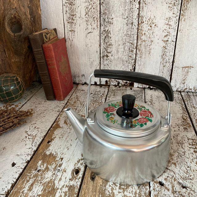 VINTAGE ヴィンテージ 未使用 ホクセイ 昭和レトロ アルミ ケトル 2.0L