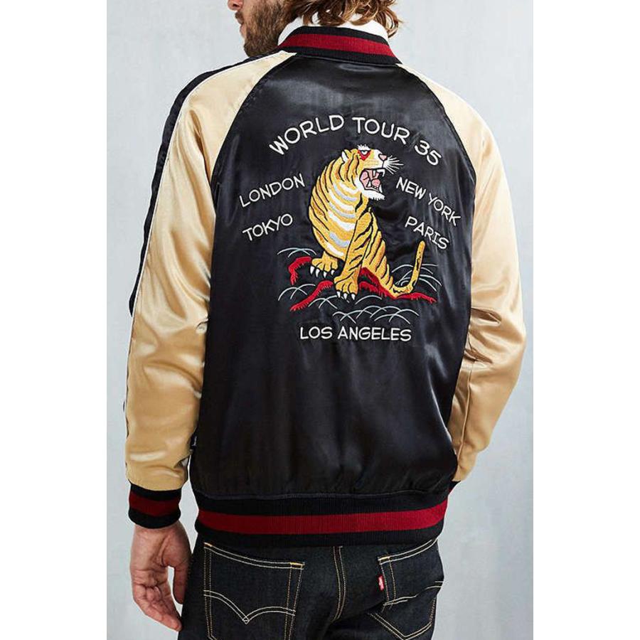 STUSSY（ステューシー） UO×Stussy Satin Souvenir Jacket アーバン