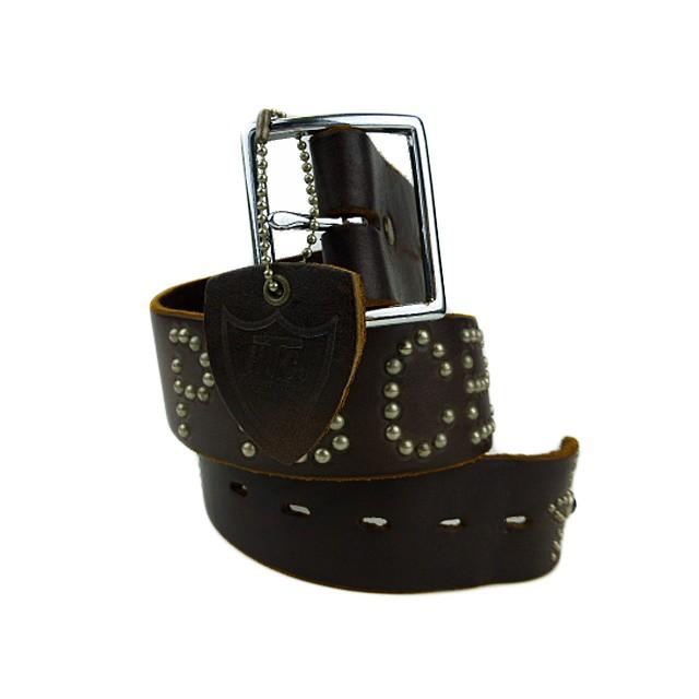 HTC エイチティーシー ダークブラウン レザーベルト 星柄 星座 PISCES