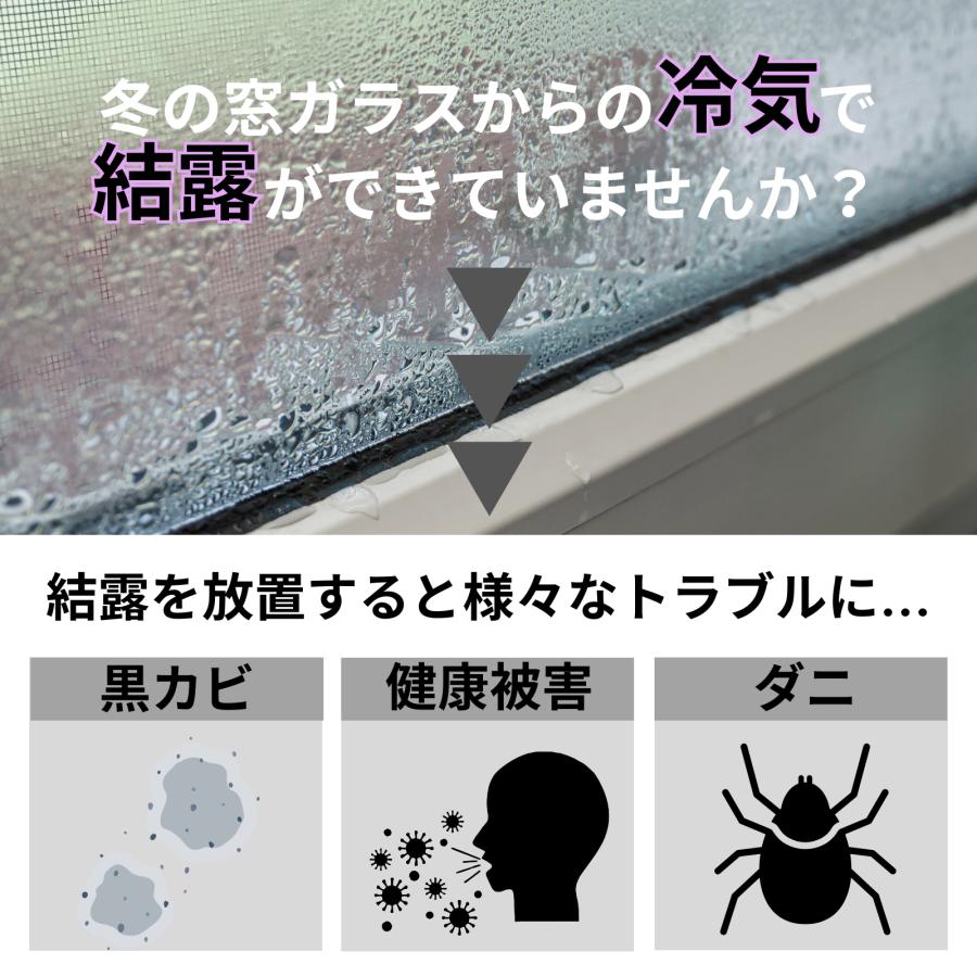 ナカガワ工業 結露防止ヒーター アル 窓際ヒーター 結露対策 寒さ対策