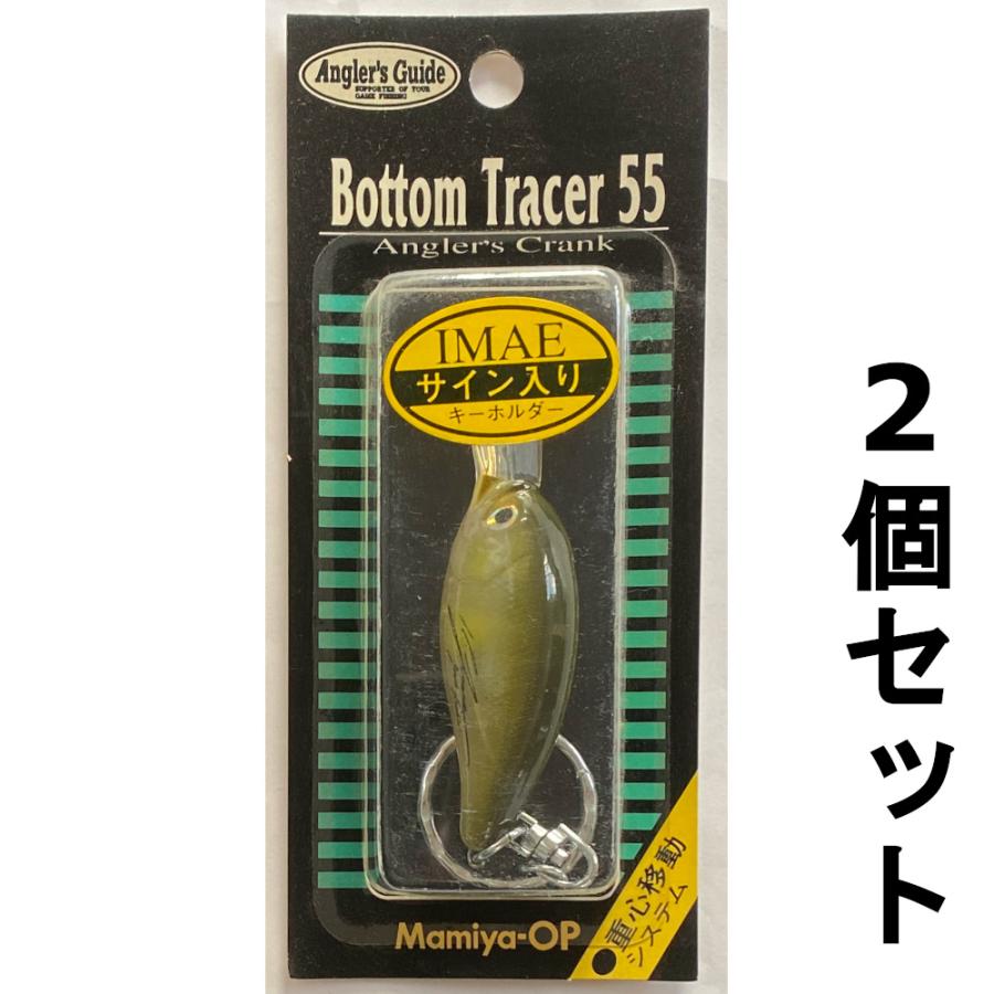 送料無料 ルアーキーホルダー ボトムトレーサー55 グレー 2個セット