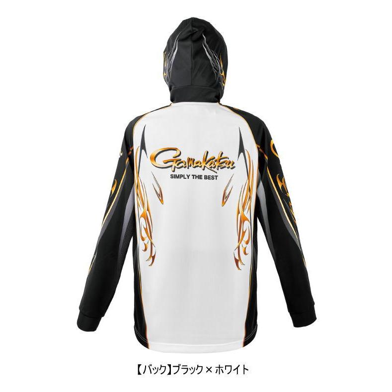 Gamakatsu（がまかつ） 2WAY プリントジップシャツフーディ GM-3816