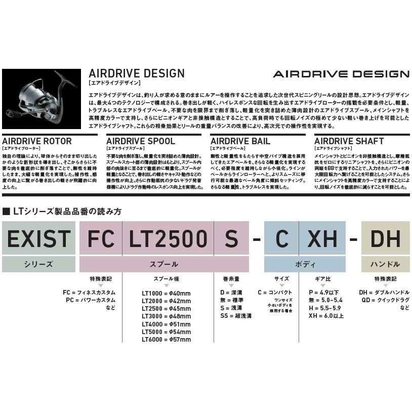 DAIWA（ダイワ） 23 イグジスト PC LT2500-H / スピニングリール
