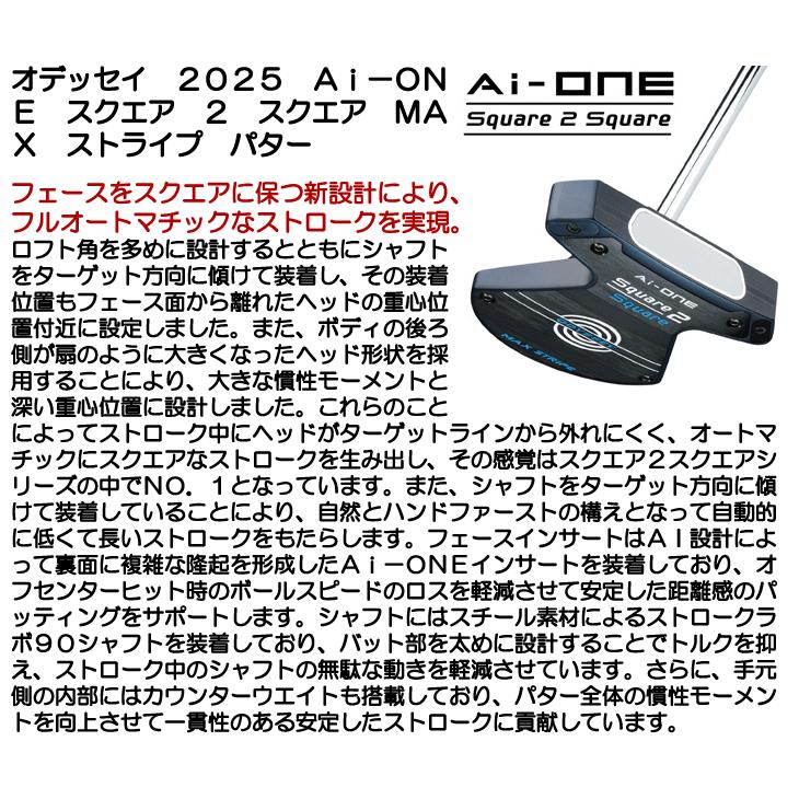 AiーONE オデッセイ 2025 Ai-ONE スクエア 2 MAX ストライプ パター 右