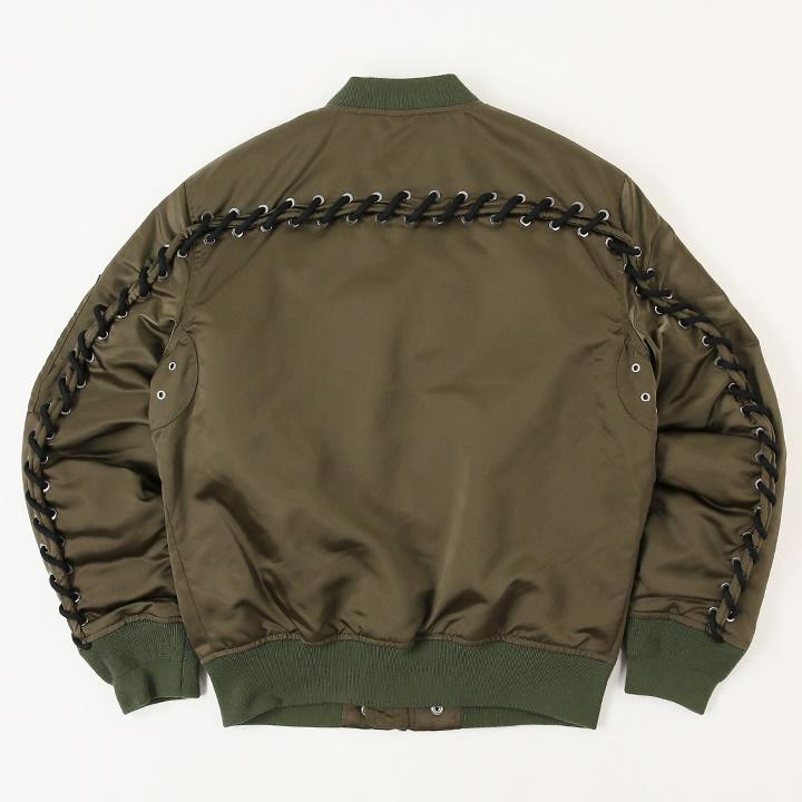 DIESEL（ディーゼル） ボンバージャケット メンズ 編み込みデザイン