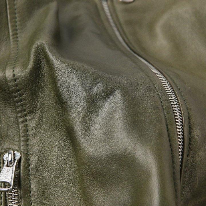 DIESEL（ディーゼル） レザーボンバージャケット レディース 羊革 本革