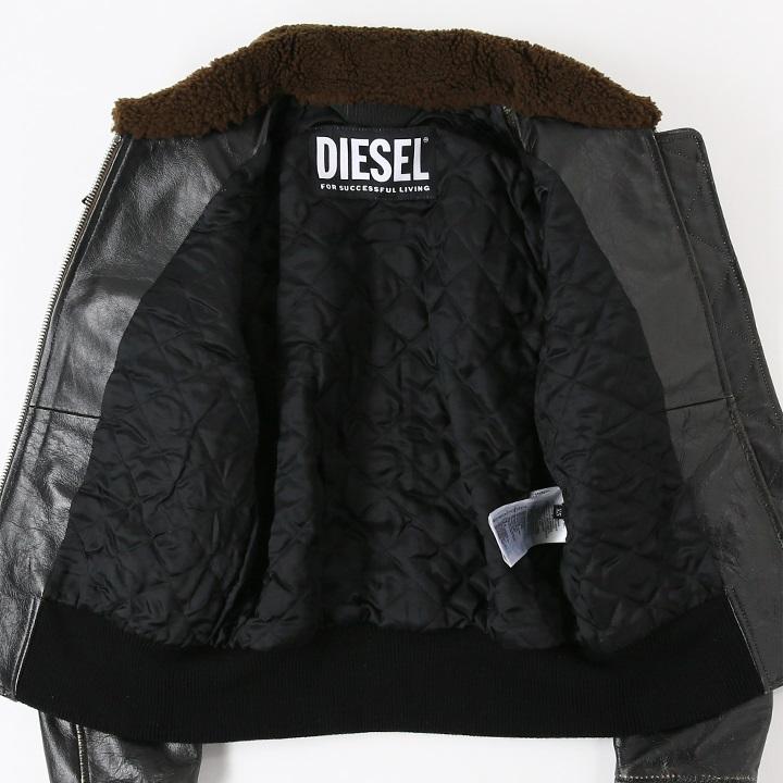 DIESEL（ディーゼル） レザージャケット レディース 牛革 本革 シープ