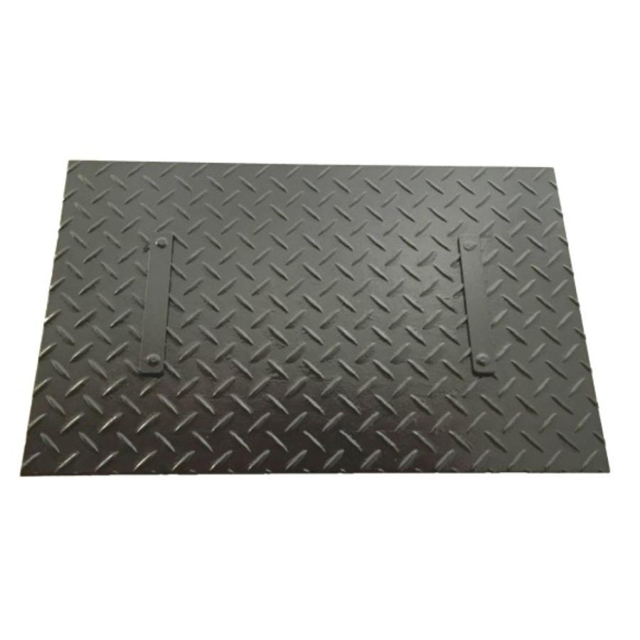 現場屋さん 縞鉄板 蓋加工 厚さ 6.0ミリ サイズ 900ミリ×400ミリ 以下