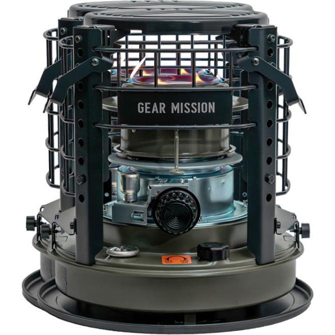 トヨトミ：煮炊き暖房用石油こんろ(オリーブグリーン)/K3-GM1-G