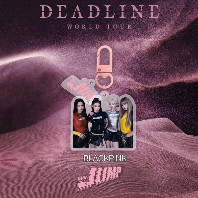 2番目半額 BLACKPINKグッズ JUMP キーリング ロゼ 写真 アクリル