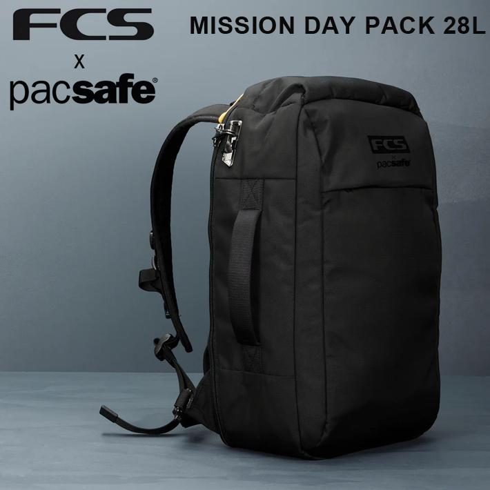 FCS エフシーエス バックパック X PACSAFE MISSION DAY PACK 28L BLACK